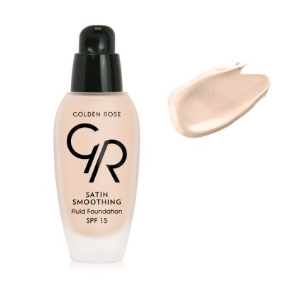 Golden Rose Satin Smoothing Fluid Foundation SPF15 34ml - #23