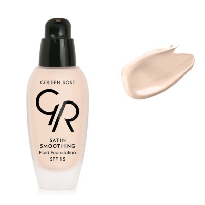Golden Rose Satin Smoothing Fluid Foundation SPF15 34ml - #24