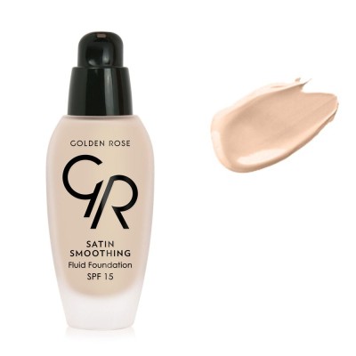 Golden Rose Satin Smoothing Fluid Foundation SPF15 34ml - #27