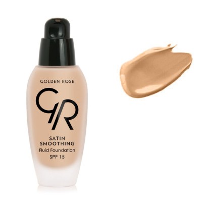 Golden Rose Satin Smoothing Fluid Foundation SPF15 34ml - #34