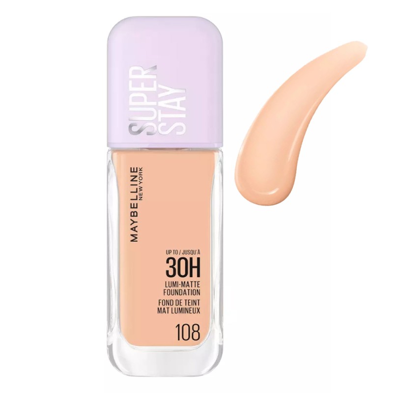 Maybelline Super Stay Lumi Matte Liquid Make Up Foundation 35ml #108