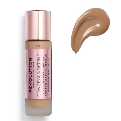 Makeup Revolution Conceal & Define Full Coverage Foundation 23ml #F10