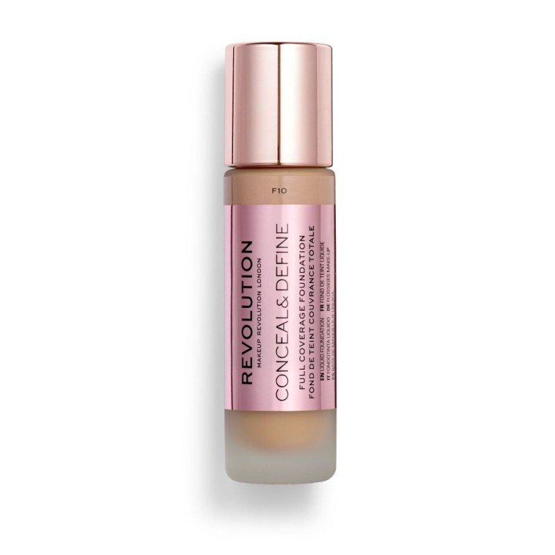 Makeup Revolution Conceal & Define Full Coverage Foundation 23ml #F10