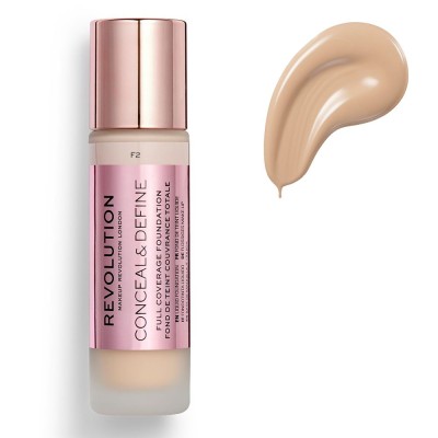 Makeup Revolution Conceal & Define Full Coverage Foundation 23ml #F2 