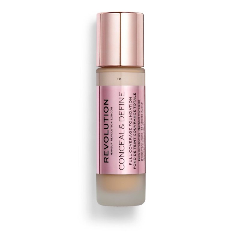 Makeup Revolution Conceal & Define Full Coverage Foundation 23ml #F8