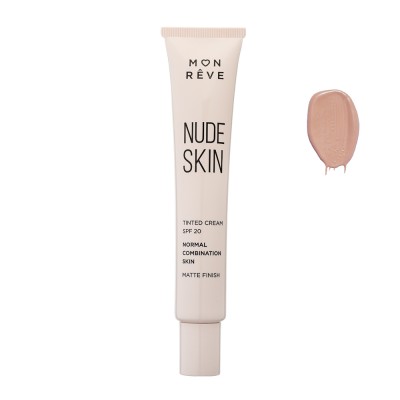 Mon Reve Nude Skin Normal to Combination Skin SPF 20 - Κρέμα με Χρώμα για Φυσικό Ματ Αποτέλεσμα 30ml #101 (LIGHT)
