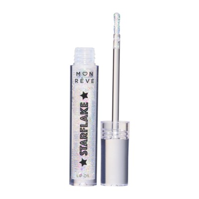 Mon Reve Starflake Lip Oil - Ενυδατικό Έλαιο Χειλιών με Πολυδιάστατη Λάμψη 4gr – #01 FAIRY SPELL