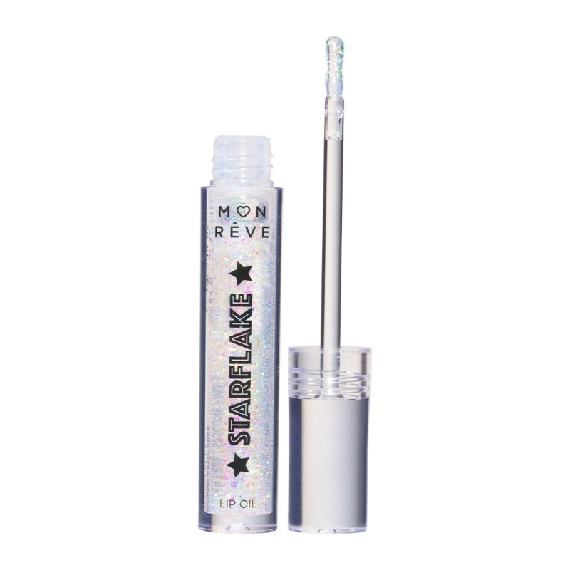 Mon Reve Starflake Lip Oil - Ενυδατικό Έλαιο Χειλιών με Πολυδιάστατη Λάμψη 4gr – #01 FAIRY SPELL