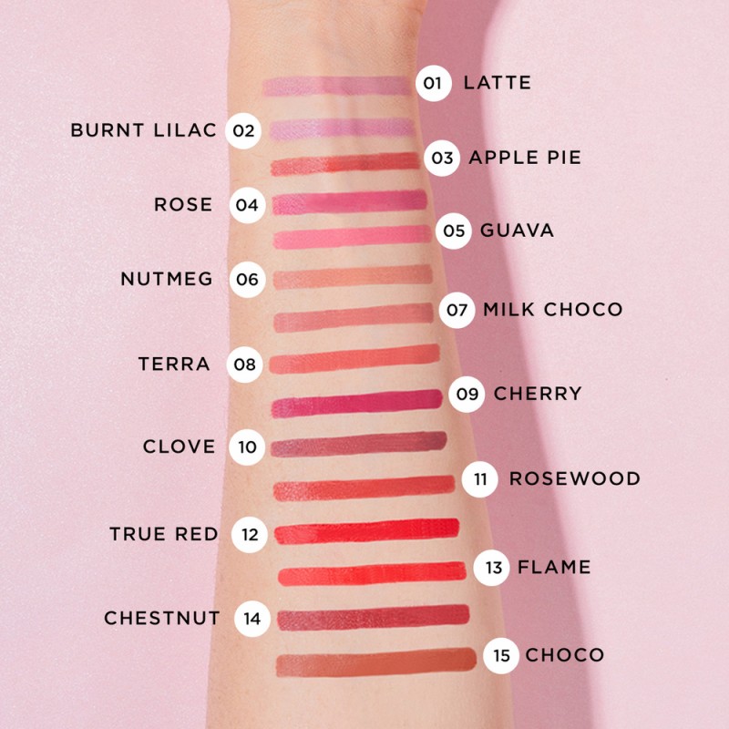 Mon Reve Lip Crayon - Μακράς Διάρκειας Μηχανικό Ματ Κραγιόν 1.5gr #15 CHOCO