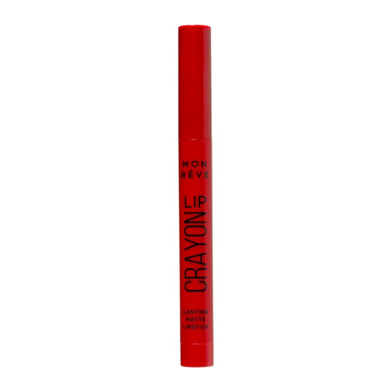 Mon Reve Lip Crayon - Μακράς Διάρκειας Μηχανικό Ματ Κραγιόν 1.5gr #12 TRUE RED
