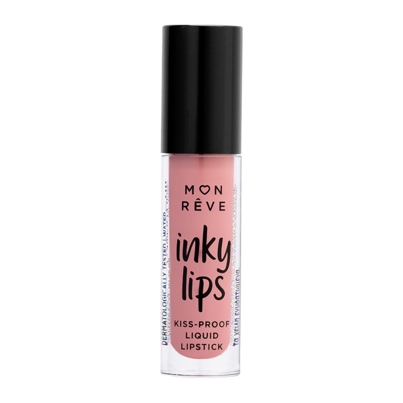 Mon Reve Inky Lips - Εξαιρετικά Σταθερό Υγρό Ματ Κραγιόν 4ml #01