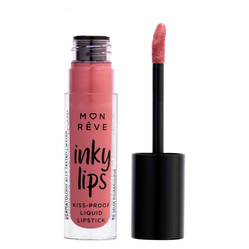 Mon Reve Inky Lips - Εξαιρετικά Σταθερό Υγρό Ματ Κραγιόν 4ml #02