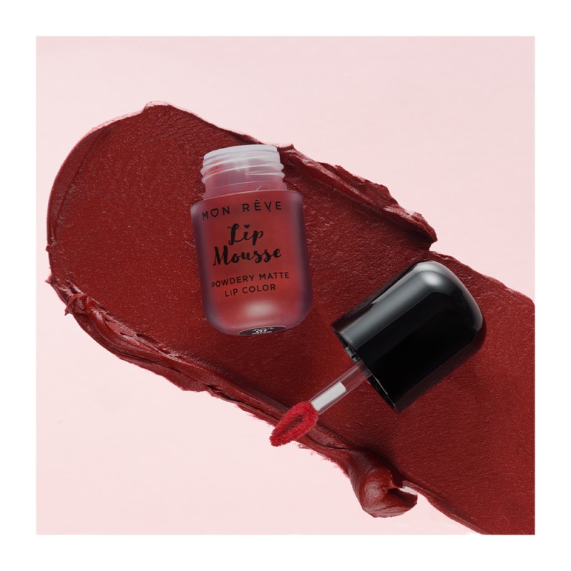 Mon Reve Lip Mousse - Ανάλαφρο Ματ Κραγιόν με Υφή Πούδρας 4gr #01 MADRID