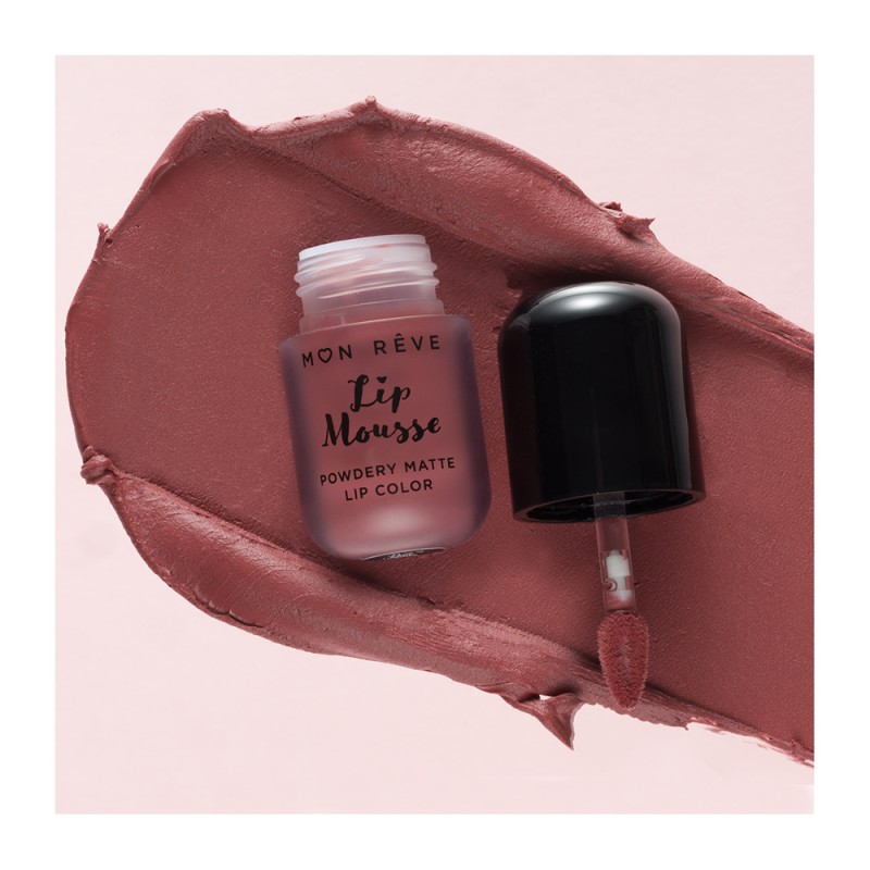 Mon Reve Lip Mousse - Ανάλαφρο Ματ Κραγιόν με Υφή Πούδρας 4gr #08 LONDON