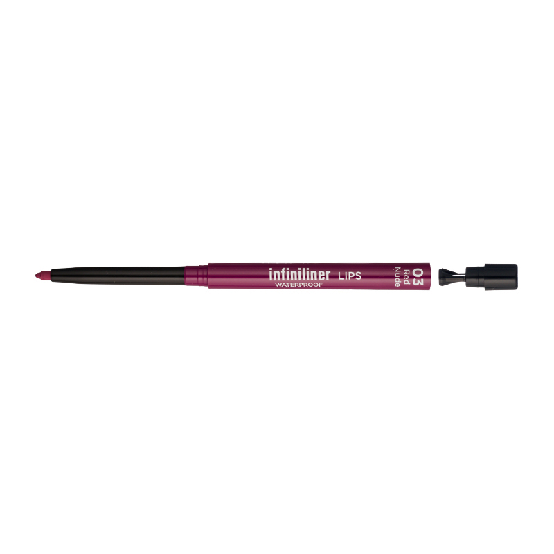 Mon Reve Infiniliner Gel Lip Pencil - Αδιάβροχο Μηχανικό Μολύβι Χειλιών 1.2gr – #03 Red Nude
