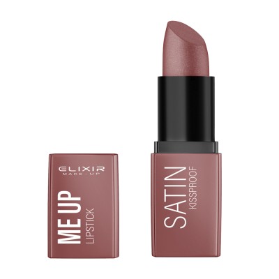ELIXIR Satin Me Up Kissproof Lipstick 3g #004 (METALLIC DARK ALMOND)