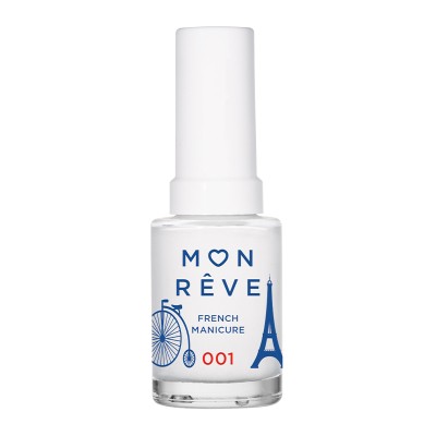 Mon Reve French Manicure - Βερνίκι Νυχιών για Γαλλικό Μανικιούρ 13ml– #001 WHITE TIP
