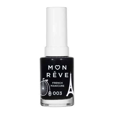 Mon Reve French Manicure - Βερνίκι Νυχιών για Γαλλικό Μανικιούρ 13ml– #003 BLACK TIP