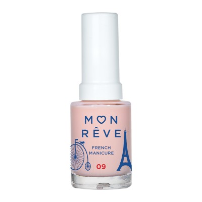 Mon Reve French Manicure - Βερνίκι Νυχιών για Γαλλικό Μανικιούρ 13ml– #SHEER 09 BEIGE