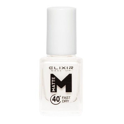 Elixir Βερνίκι Matte 40″ & Up to 8 Days 13ml– #M01 (White)