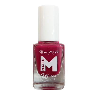 Elixir Βερνίκι Matte 40″ & Up to 8 Days 13ml – #M56 (Dark Burgundy)
