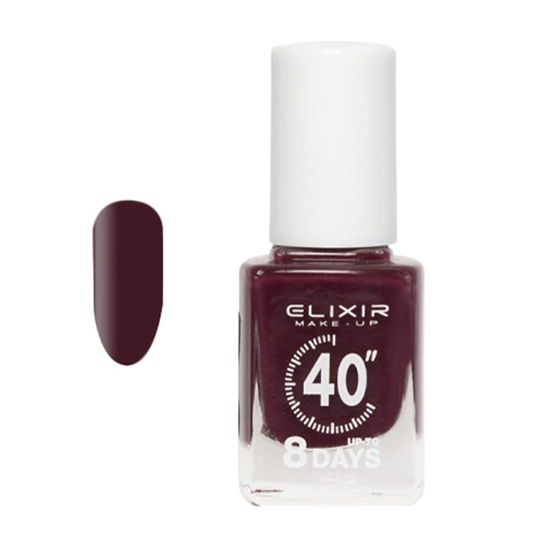 Elixir Βερνίκι 40″ & Up to 8 Days 13ml – #104 (MAHOGANY)