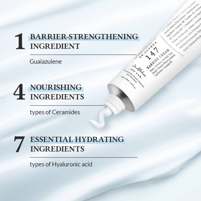Dr.Althea 147 Barrier Cream 50ml – Κρέμα Προσώπου για Ενίσχυση του Επιδερμιδικού Φραγμού, Βαθιά Ενυδάτωση & Θρέψη