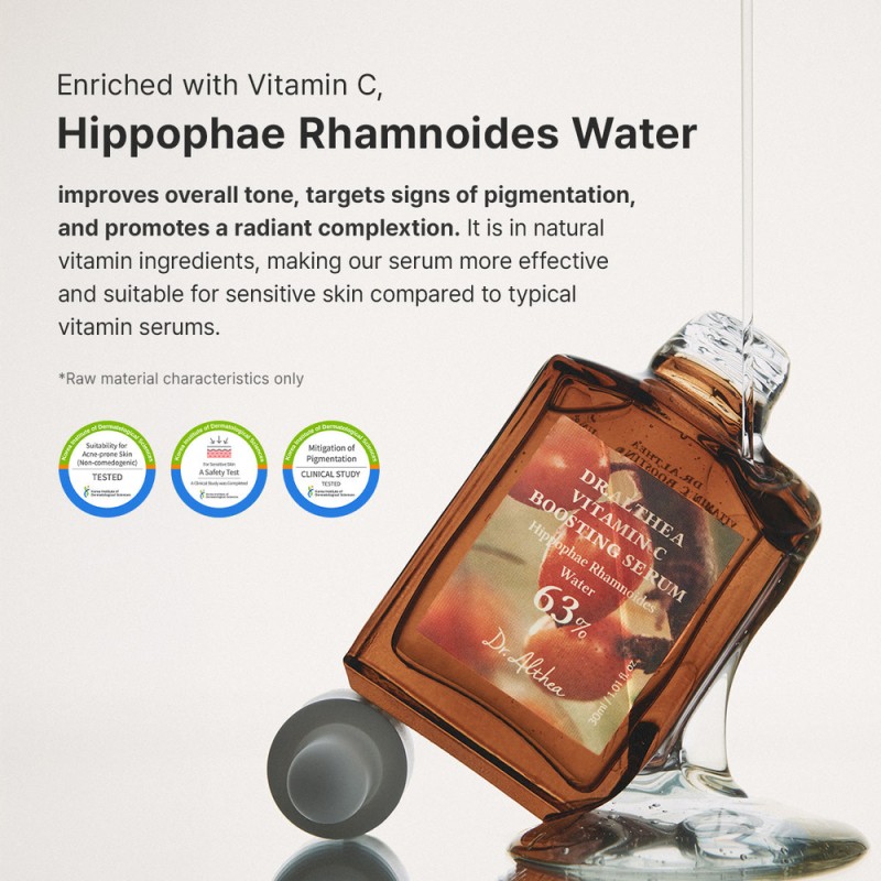 Dr.Althea Vitamin C Boosting Serum 30ml – Ορός Προσώπου με Βιταμίνη C για Σκούρες Κηλίδες, Λάμψη & Ομοιόμορφο Τόνο