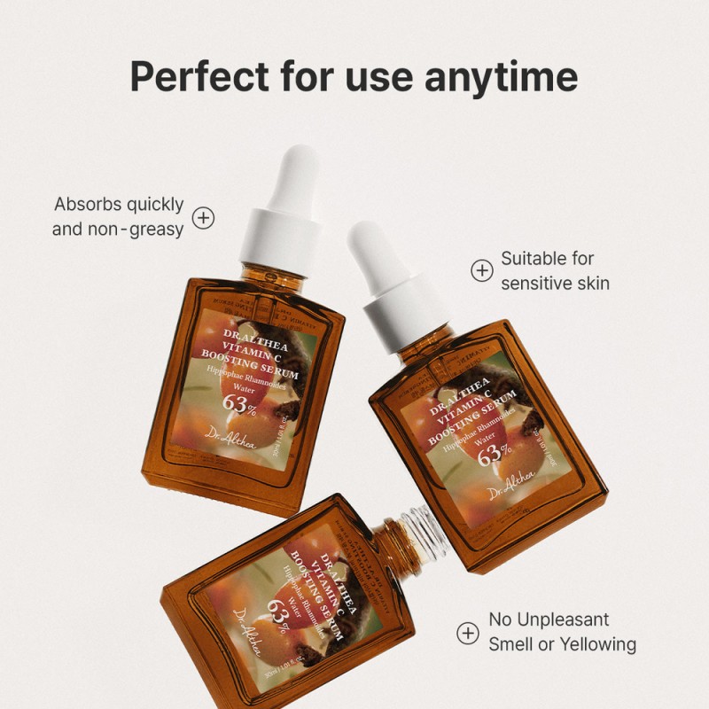 Dr.Althea Vitamin C Boosting Serum 30ml – Ορός Προσώπου με Βιταμίνη C για Σκούρες Κηλίδες, Λάμψη & Ομοιόμορφο Τόνο