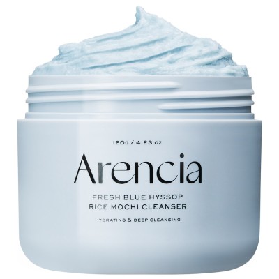 Arencia Blue Hyssop Rice Mochi Cleanser 120g – Καθαριστικό Προσώπου με Ρύζι για Λιπαρή, Ακνεϊκή & Συμφορημένη Επιδερμίδα