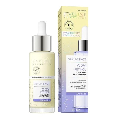 Eveline Serum Shot 0.2% Retinol | Αντιγηραντικό Serum Προσώπου με Ρετινόλη 30ml
