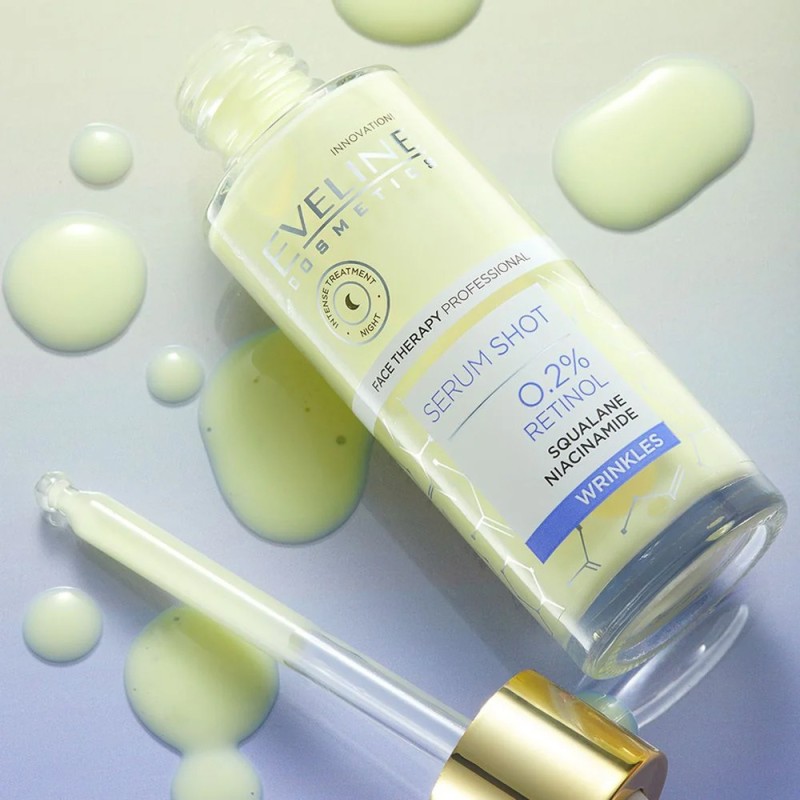 Eveline Serum Shot 0.2% Retinol | Αντιγηραντικό Serum Προσώπου με Ρετινόλη 30ml