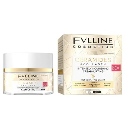 Eveline Ceramides & Collagen Intensively Nourishing Lifting Cream Day & Night 60+ (50ml)