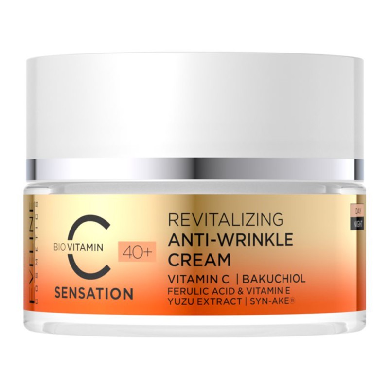 Eveline Bio Vitamin C Sensation 40+ Revitalizing Anti-Wrinkle Cream 50ml - Αντιρυτιδική Κρέμα Προσώπου Ημέρας & Νύχτας