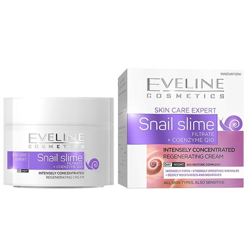 Eveline Snail Slime Κρέμα Ημέρας & Νύχτας Q10 (50ml)