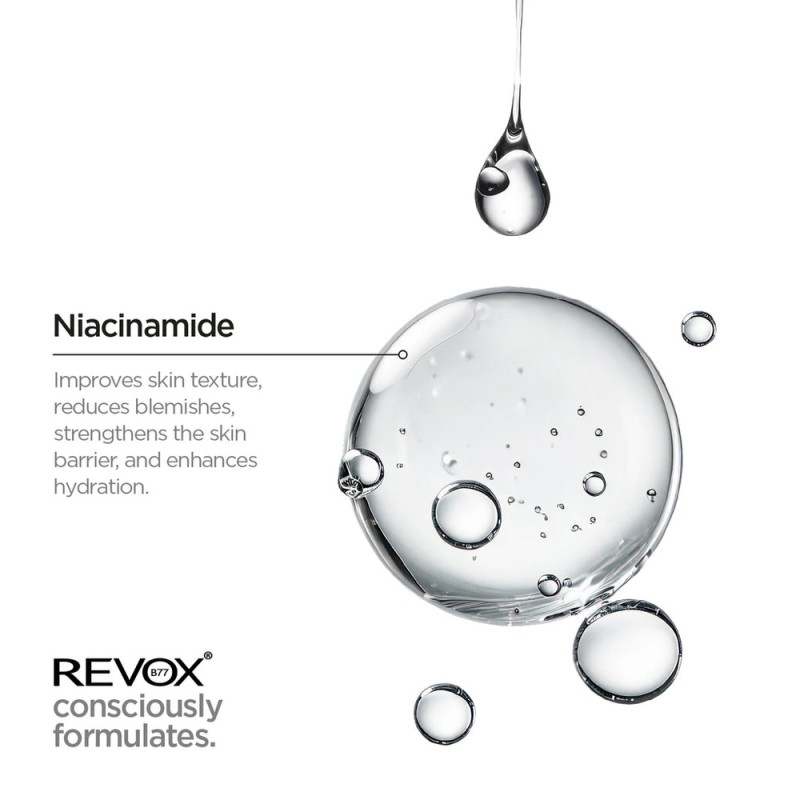 Revox Just Niacinamide 10% Daily Moisturiser Face Serum | Ορός Ενυδάτωσης Για Το Πρόσωπο 30ml