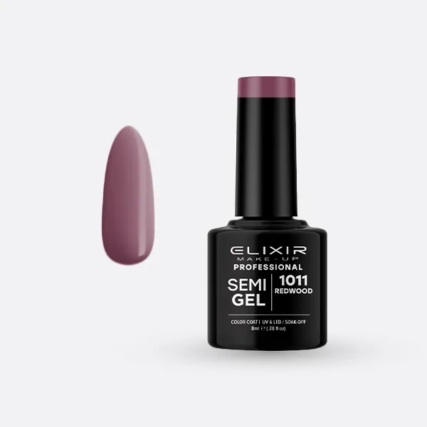 Elixir Semi Gel Ημιμόνιμο Βερνίκι 8ml – #1011 (REDWOOD)