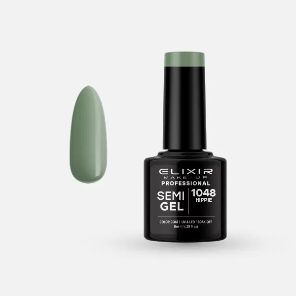 Elixir Semi Gel Ημιμόνιμο Βερνίκι 8ml – #1048 (HIPPIE)
