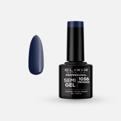 Elixir Semi Gel Ημιμόνιμο Βερνίκι 8ml – #1056 (PRUSSIAN)