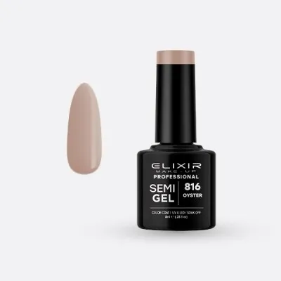 Elixir Semi Gel Ημιμόνιμο Βερνίκι 8ml – #816 (OYSTER)