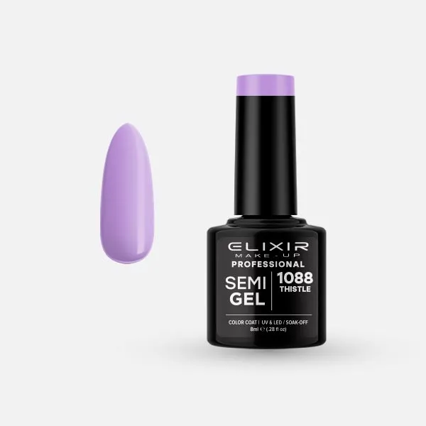 Elixir Semi Gel Ημιμόνιμο Βερνίκι 8ml – #1088 (THISTLE)
