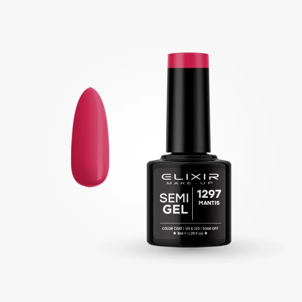 Elixir Semi Gel Ημιμόνιμο Βερνίκι 8ml – #1297 (MANTIS)