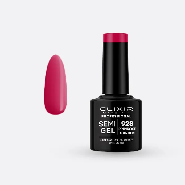 Elixir Semi Gel Ημιμόνιμο Βερνίκι 8ml – #928 (PRIMROSE GARDEN)