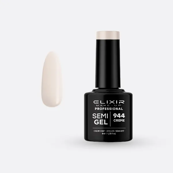 Elixir Semi Gel Ημιμόνιμο Βερνίκι 8ml – #944 (CREME)