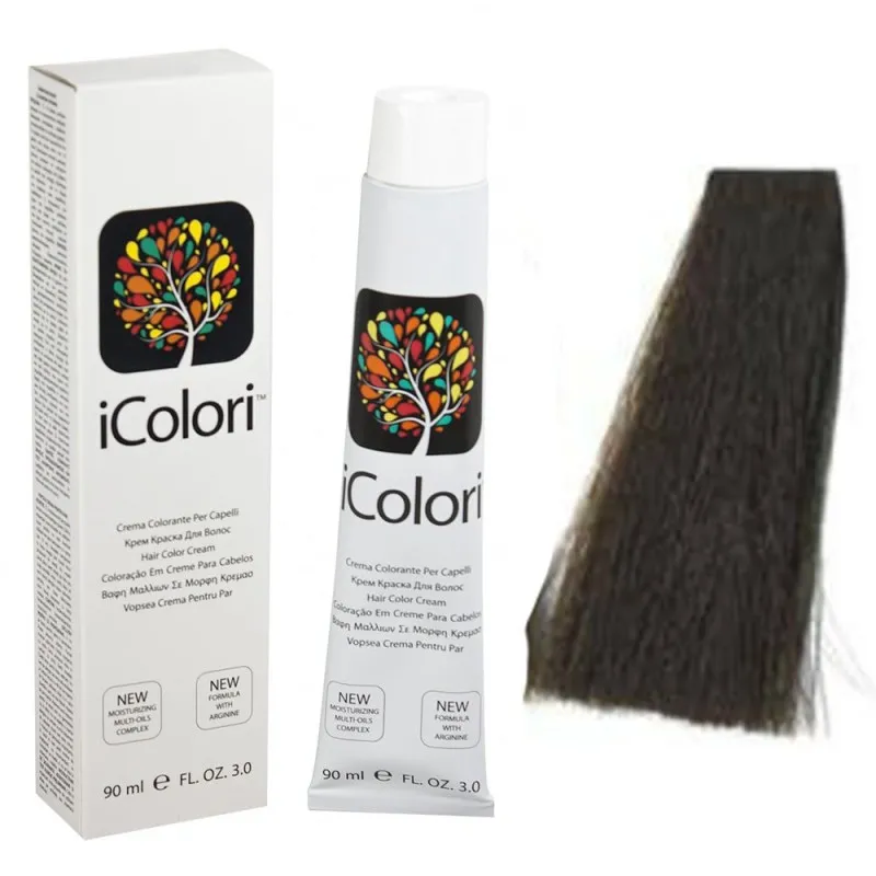 Kepro iColori Cenere Βαφή Μαλλιών 100ml (ΚΑΣΤΑΝΟ ΣΑΝΤΡΕ) - No4.1