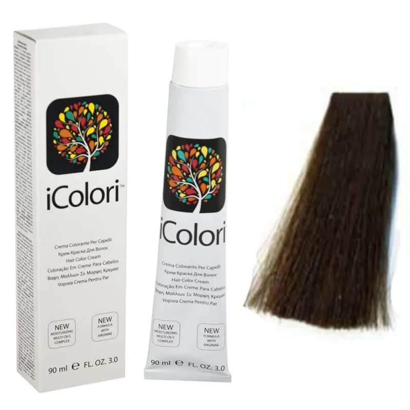 Kepro iColori Naturali Βαφή Μαλλιών 100ml (ΚΑΣΤΑΝΟ) - No4