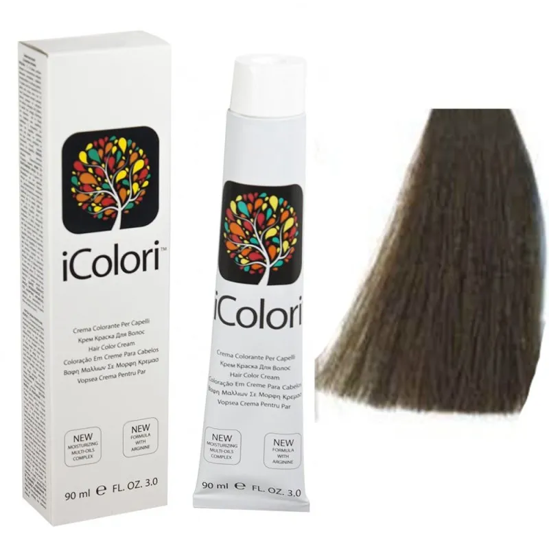 Kepro iColori Cenere Βαφή Μαλλιών 90ml (ΚΑΣΤΑΝΟ ΑΝΟΙΚΤΟ ΣΑΝΤΡΕ) - No5.1