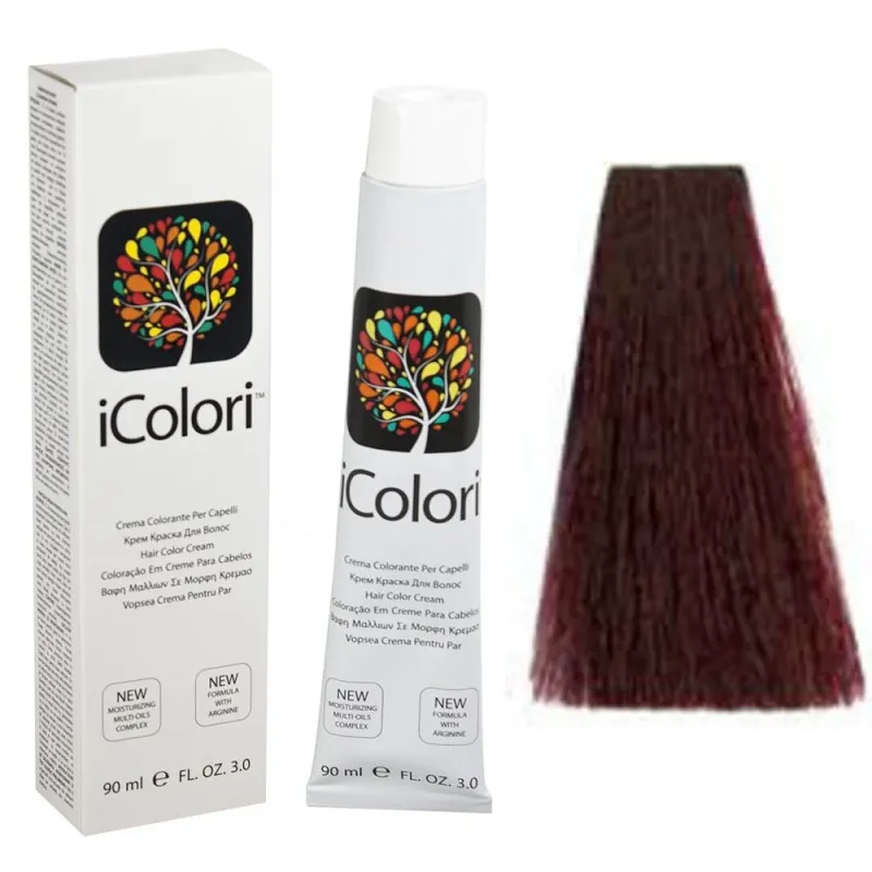 Kepro iColori Viola Βαφή Μαλλιών 90ml (ΚΑΣΤΑΝΟ ΑΝΟΙΚΤΟ ΙΡΙΖΕ ENTONO) - No5.22