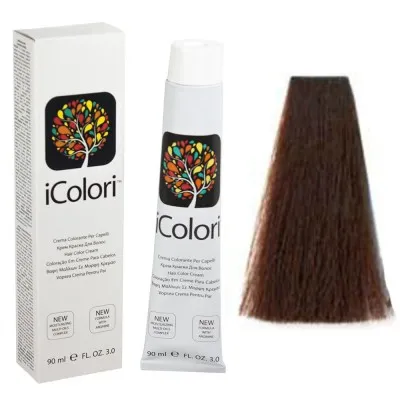 Kepro iColori Ramati Βαφή Μαλλιών 90ml (ΚΑΣΤΑΝΟ ΑΝΟΙΚΤΟ ΧΑΛΚΙΝΟ) - No5.4