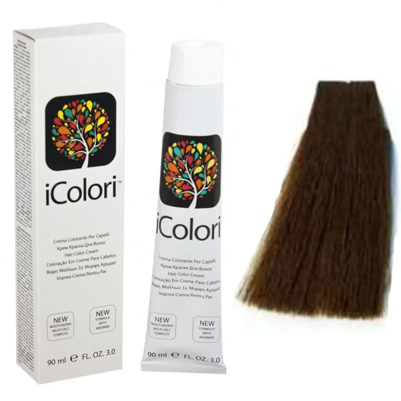 Kepro iColori Naturali Βαφή Μαλλιών 100ml (ΚΑΣΤΑΝΟ ΑΝΟΙΚΤΟ) - No5